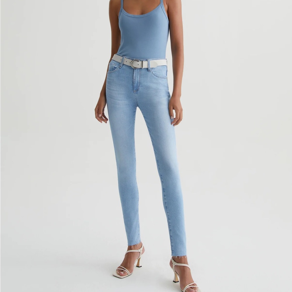 AG Farrah Skinny Light Denim Jeans